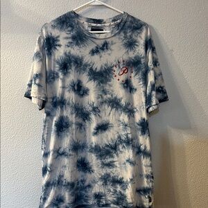 Primitive Blue Tie-Dye shirt size large